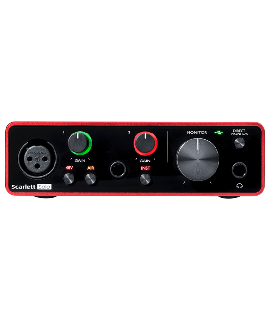 focusrite scarlett Solo (3rd Gen) USB Audio Interface 